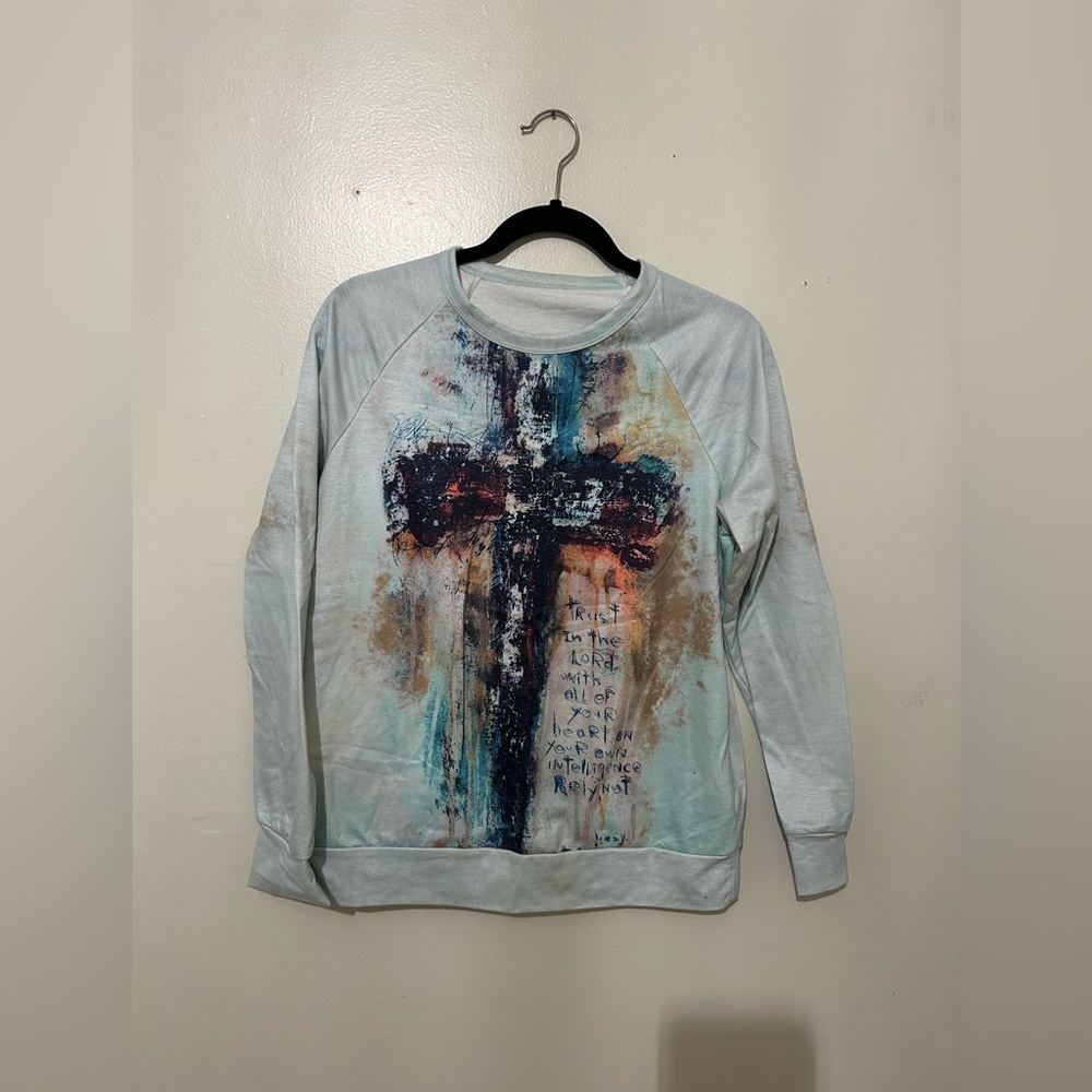 Graphic Pullover Sweatshirt - Picture 1 of 3
